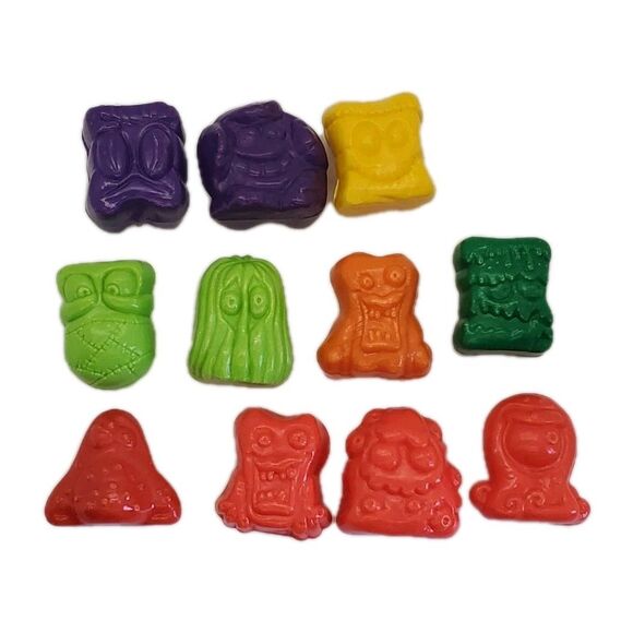 Crazy Bones Mega Bones Mutants Complete Set Of 11 - Picture 1 of 10